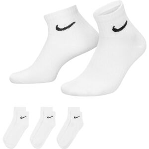 (White, UK 8-11) Nike SX7677 Mens Ankle Socks Lightweight Everyday Cushioned Low (White, UK 8-11) Nike SX7677 Mens Ankle Socks Lightweight Everyday Cushioned Low