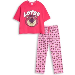 (X-Large) Disney Short Sleeve Long Leg Pyjama Set (Womens Pink) (X-Large) Disney Short Sleeve Long Leg Pyjama Set (Womens Pink)