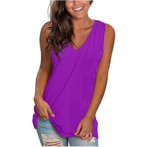 Unbranded (4XL, 3 Purple) Summer Tank Tops for Women Clearance Womens Tops V Neck Sleevele Unbranded (4XL, 3 Purple) Summer Tank Tops for Women Clearance Womens Tops V Neck Sleevele