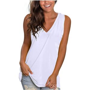 Unbranded (XXL, 2 White) Summer Tank Tops for Women Clearance Womens Tops V Neck Sleeveles Unbranded (XXL, 2 White) Summer Tank Tops for Women Clearance Womens Tops V Neck Sleeveles