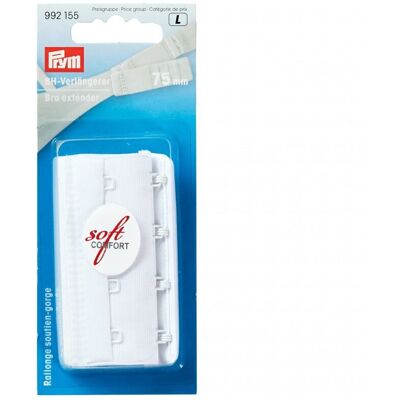 Prym Bra Extenders White - each Prym Bra Extenders White - each