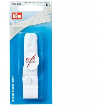 Prym Bra Extenders White - each Prym Bra Extenders White - each