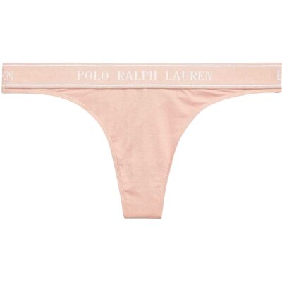 Ralph Lauren Womens/Ladies Cotton Blend Mid Rise Thong Ralph Lauren Womens/Ladies Cotton Blend Mid Rise Thong
