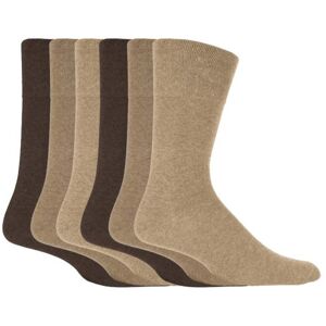 Gentle Grip (12-14 UK, SOMRJ Brown) Men's Socks Bigfoot Honeycomb Top Cotton Rich Pack of 6 Gentle Grip (12-14 UK, SOMRJ Brown) Men's Socks Bigfoot Honeycomb Top Cotton Rich Pack of 6