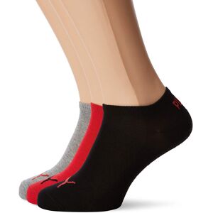 Men's Puma Unisex Sneaker Plain 3p Socks, Black/Red/Grey, 12-Oct UK Men's Puma Unisex Sneaker Plain 3p Socks, Black/Red/Grey, 12-Oct UK