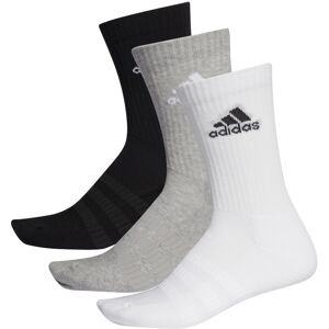 (-46-48, 11-12.5, Grey/White/Black) Adidas Cushioned Crew Socks 3 Pairs (-46-48, 11-12.5, Grey/White/Black) Adidas Cushioned Crew Socks 3 Pairs