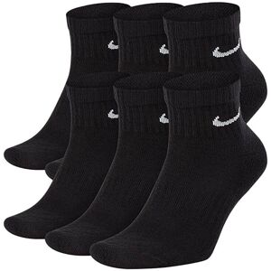 ( Black, UK-8-11 / EU-42-46 / L) Nike SX7669 6 Pairs Dri-Fit Mens Ankle Socks ( Black, UK-8-11 / EU-42-46 / L) Nike SX7669 6 Pairs Dri-Fit Mens Ankle Socks