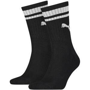 (9 UK-11 UK, Black/White) Puma Unisex Adult Heritage Stripe Crew Socks (Pack of (9 UK-11 UK, Black/White) Puma Unisex Adult Heritage Stripe Crew Socks (Pack of