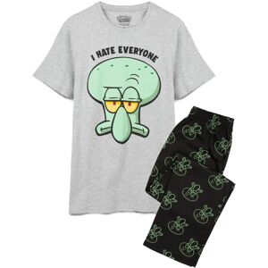 SpongeBob SquarePants Short Sleeve Long Leg Pyjama Set (Mens Grey) SpongeBob SquarePants Short Sleeve Long Leg Pyjama Set (Mens Grey)