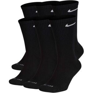 (Black, Large) Nike Everyday Plus Cushioned Crew Socks 6 Pairs (Black, Large) Nike Everyday Plus Cushioned Crew Socks 6 Pairs