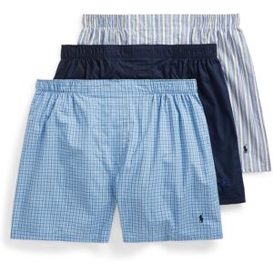 POLO RALPH LAUREN Men's Classic Fit Woven Cotton Boxers, Rimini Stripe/Cruise Na POLO RALPH LAUREN Men's Classic Fit Woven Cotton Boxers, Rimini Stripe/Cruise Na