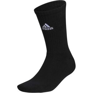 adidas Team 6-pack Crew Sock Black White MD adidas Team 6-pack Crew Sock Black White MD