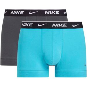 (XL, Grey/Blue) Nike Mens Boxer Shorts (Pack of 2) (XL, Grey/Blue) Nike Mens Boxer Shorts (Pack of 2)