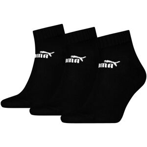 (6 UK-8 UK, Black) Puma Unisex Adult Quarter Ankle Socks (Pack of 3) (6 UK-8 UK, Black) Puma Unisex Adult Quarter Ankle Socks (Pack of 3)