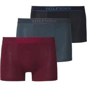 (Deep Rouge, Desert Sky, Mil Denim, XL) Tommy Hilfiger Mens Trunks 3 Pack Hilfig (Deep Rouge, Desert Sky, Mil Denim, XL) Tommy Hilfiger Mens Trunks 3 Pack Hilfig