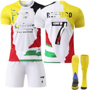 Unbranded (20(110-120cm), Colorful) 25/26 Newest #7 Ronaldo Football Kits with Socks Unbranded (20(110-120cm), Colorful) 25/26 Newest #7 Ronaldo Football Kits with Socks