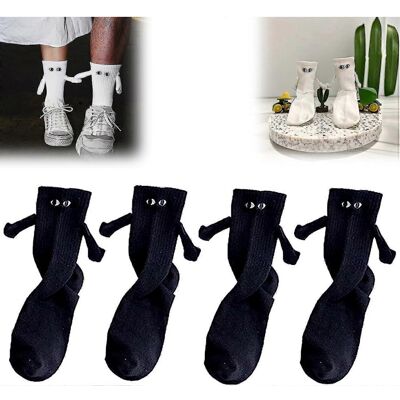 Kikidex (As show, Black white) Magnetic Hand Holding Socks New, Hand In Hand Socks, Coup Kikidex (As show, Black white) Magnetic Hand Holding Socks New, Hand In Hand Socks, Coup