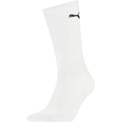 Puma Unisex Adult Crew Sports Socks - White - Pack of 3 - Socks Puma Unisex Adult Crew Sports Socks - White - Pack of 3 - Socks