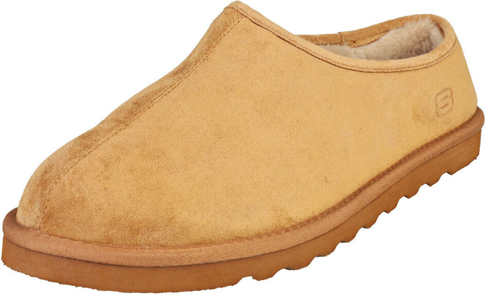 Skechers Renten Lemato Mens Slippers Shoes in Tan - Size 8 UK