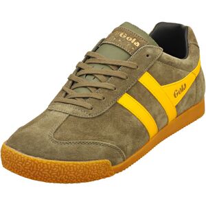 (8) Gola Harrier Mens Classic Trainers in Khaki Sun (8) Gola Harrier Mens Classic Trainers in Khaki Sun