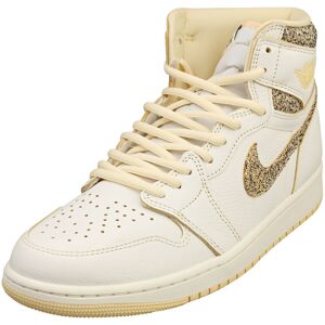 (7) Nike Air Jordan 1 Retro Hi Mens Fashion Trainers in Sail (7) Nike Air Jordan 1 Retro Hi Mens Fashion Trainers in Sail