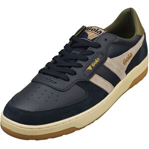 (7) Gola Hawk Mens Casual Trainers in Navy Grey (7) Gola Hawk Mens Casual Trainers in Navy Grey
