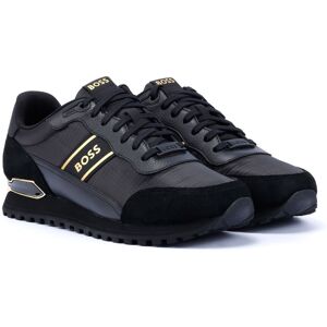 Hugo Boss (Black, 11 (Adults')) Boss Parkour Runn Men's Black/Gold Trainers Hugo Boss (Black, 11 (Adults')) Boss Parkour Runn Men's Black/Gold Trainers