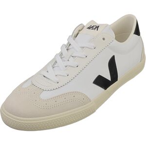 (10) VEJA Volley Mens Casual Trainers in White Black (10) VEJA Volley Mens Casual Trainers in White Black