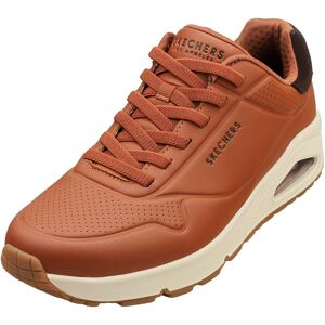 (11) Skechers Uno Tailored Air Mens Casual Trainers in Cognac (11) Skechers Uno Tailored Air Mens Casual Trainers in Cognac