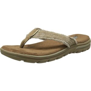 Skechers USA Men's Bosnia Flip-Flop Tan 10 M US Skechers USA Men's Bosnia Flip-Flop Tan 10 M US