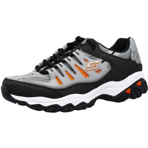 Skechers Men's Afterburn Lace-up Sneaker Grey/Orange 8 M US Skechers Men's Afterburn Lace-up Sneaker Grey/Orange 8 M US