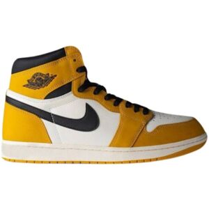 (UK Size 10.5) Nike Air Jordan 1 Retro High OG Yellow High Top Sneakers (UK Size 10.5) Nike Air Jordan 1 Retro High OG Yellow High Top Sneakers