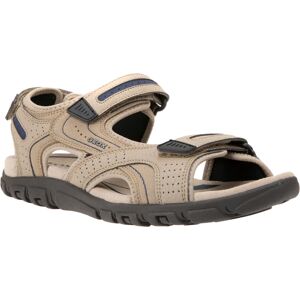 (10.5 UK, Sand/Navy) Geox Mens Strada Faux Nubuck Sandals (10.5 UK, Sand/Navy) Geox Mens Strada Faux Nubuck Sandals