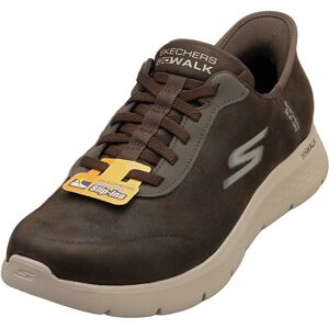 (Brown, 11 (Adults')) Skechers GO WALK Flex Smooth Motion Textile Men's Brown Tr (Brown, 11 (Adults')) Skechers GO WALK Flex Smooth Motion Textile Men's Brown Tr