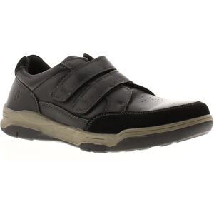 (Black, 8 (Adults')) Hush Puppies Fabian Double Strap Leather Men's Black Loafer (Black, 8 (Adults')) Hush Puppies Fabian Double Strap Leather Men's Black Loafer