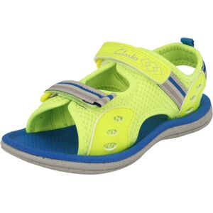 (UK 4 Infant, Yellow) Boys Clarks Casual Sandals Piranha Boy - F Fit (UK 4 Infant, Yellow) Boys Clarks Casual Sandals Piranha Boy - F Fit