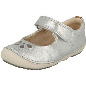 (UK 5.5 Infant, Silver) Girls Clarks First Walking Shoes Softly Eden - F Fit (UK 5.5 Infant, Silver) Girls Clarks First Walking Shoes Softly Eden - F Fit