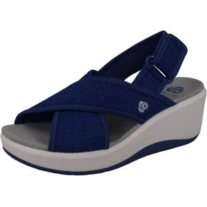 (UK 8, Blue) Ladies Clarks Cloudsteppers Wedge Slingback Sandals Step Cali Cove (UK 8, Blue) Ladies Clarks Cloudsteppers Wedge Slingback Sandals Step Cali Cove
