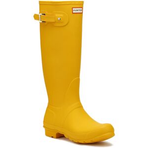 (UK 5) Hunter Original Womens Bright Yellow Tall Wellington Boots (UK 5) Hunter Original Womens Bright Yellow Tall Wellington Boots