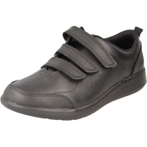 (Black, UK 13.5 Child) Boys Clarks Formal/School Shoes Scape Sky - G Fit (Black, UK 13.5 Child) Boys Clarks Formal/School Shoes Scape Sky - G Fit