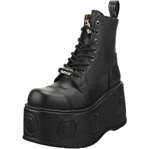 (5) New Rock Metallic M-newmili083-s28 Unisex Platform Boots (5) New Rock Metallic M-newmili083-s28 Unisex Platform Boots