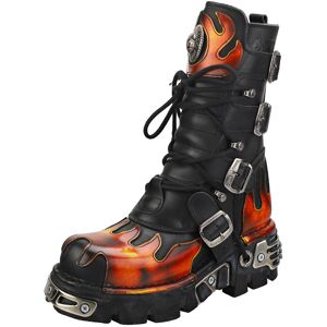 (9) New Rock Flames And Reactor Unisex Platform Boots (9) New Rock Flames And Reactor Unisex Platform Boots