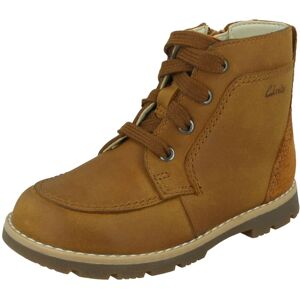 (Burgundy, UK 5 Infant) Boys Clarks Ankle Boots Heath Dash T (Burgundy, UK 5 Infant) Boys Clarks Ankle Boots Heath Dash T