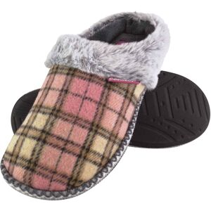 (3, Pink) Dunlop - Ladies Cute Cosy Memory Foam Knitted Mule Slippers (3, Pink) Dunlop - Ladies Cute Cosy Memory Foam Knitted Mule Slippers