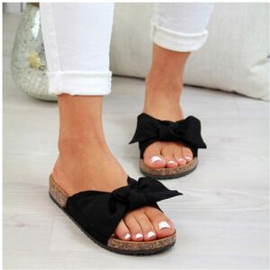 Unbranded (Black, EU40) Women Flatform Bow Slides Slip On Mule Flip Flops Summer Ladies Sa Unbranded (Black, EU40) Women Flatform Bow Slides Slip On Mule Flip Flops Summer Ladies Sa