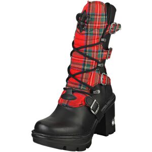 New Rock Neotrail M-neotyre05t-c1 Womens Wedge Boots in Tartan Black - Size 4 UK New Rock Neotrail M-neotyre05t-c1 Womens Wedge Boots in Tartan Black - Size 4 UK