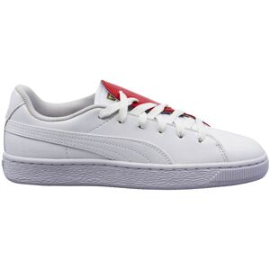 (3.5 (Adults')) Puma Basket Crush Womens Trainers Low White Casual Lace Up Shoes (3.5 (Adults')) Puma Basket Crush Womens Trainers Low White Casual Lace Up Shoes