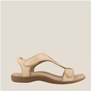 Unbranded (Beige, 42) Womens Flat Summer Ankle Wide Flat Slippers Beach Sandals Casual Fas Unbranded (Beige, 42) Womens Flat Summer Ankle Wide Flat Slippers Beach Sandals Casual Fas