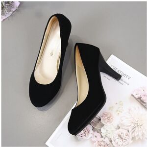 Unbranded (Suede Black, 42) Court Shoes Work Dance Ladies Party Office New Mid Heel Ladie Unbranded (Suede Black, 42) Court Shoes Work Dance Ladies Party Office New Mid Heel Ladie