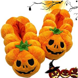Unbranded Halloween Ghost Pumpkin Slippers Plush Warm Indoor Non-slip Slippers Unbranded Halloween Ghost Pumpkin Slippers Plush Warm Indoor Non-slip Slippers